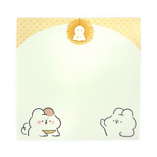 【おにゃんこにょんこ】付箋 - てるてる坊主