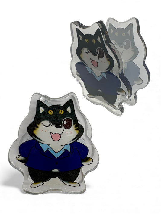 【しばりーまん】アクリルメモクリップ - クロダ