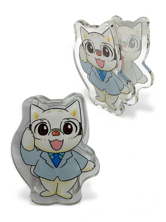 【しばりーまん】アクリルメモクリップ - シライシ