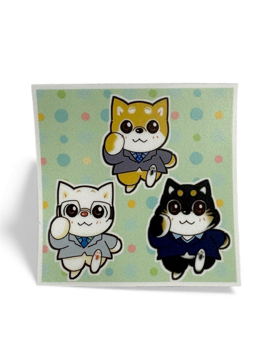 【しばりーまん】ステッカー - 3しば